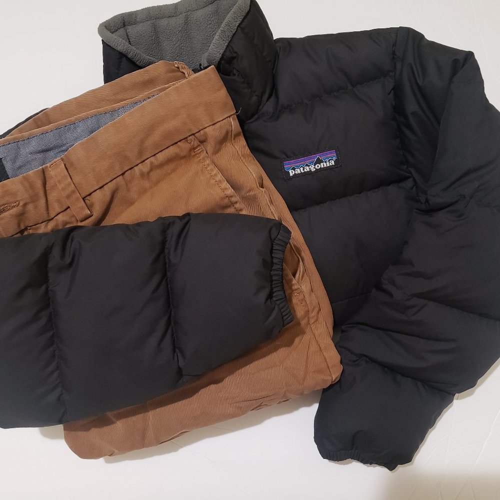 Boys Patagonia Black Puffer Jacket